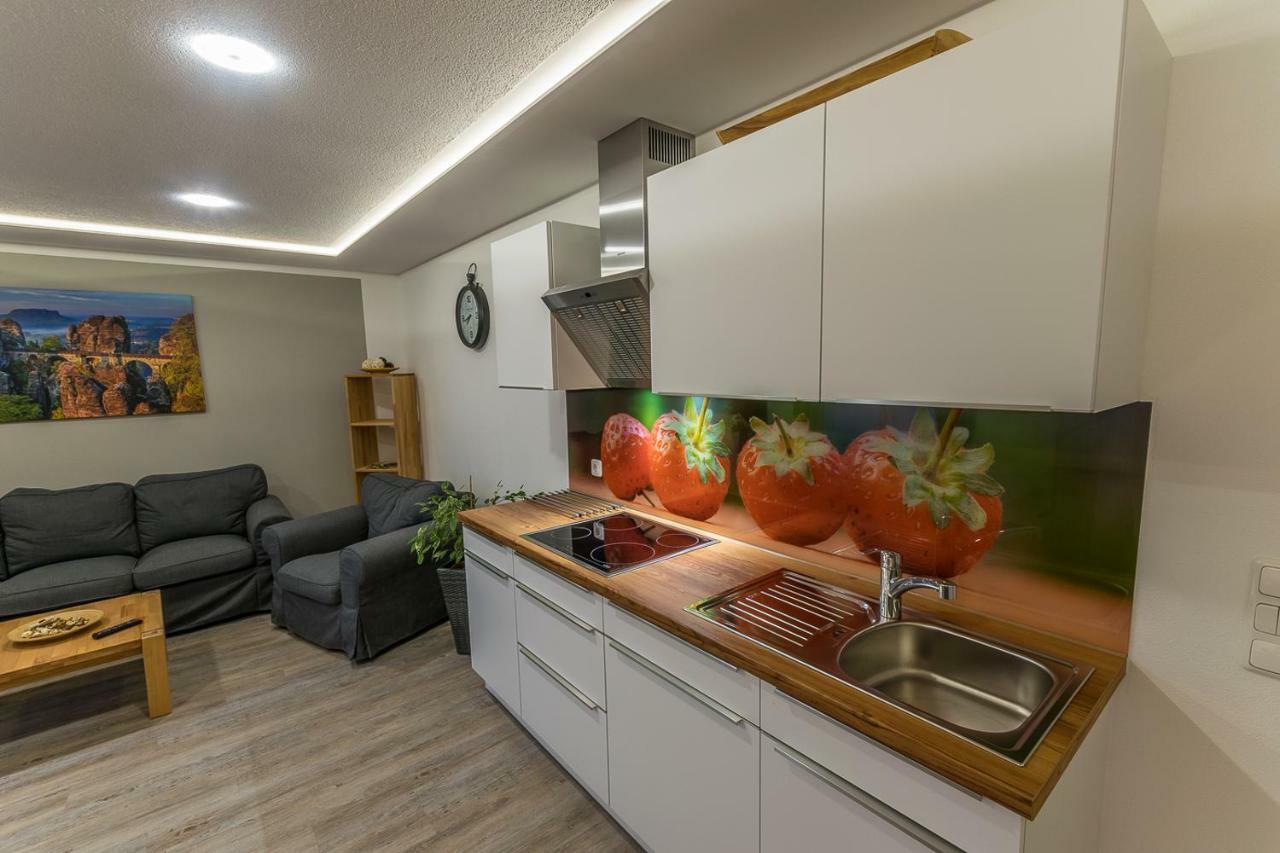 Ferienwohnung "Turmblick" Rathmannsdorf Экстерьер фото
