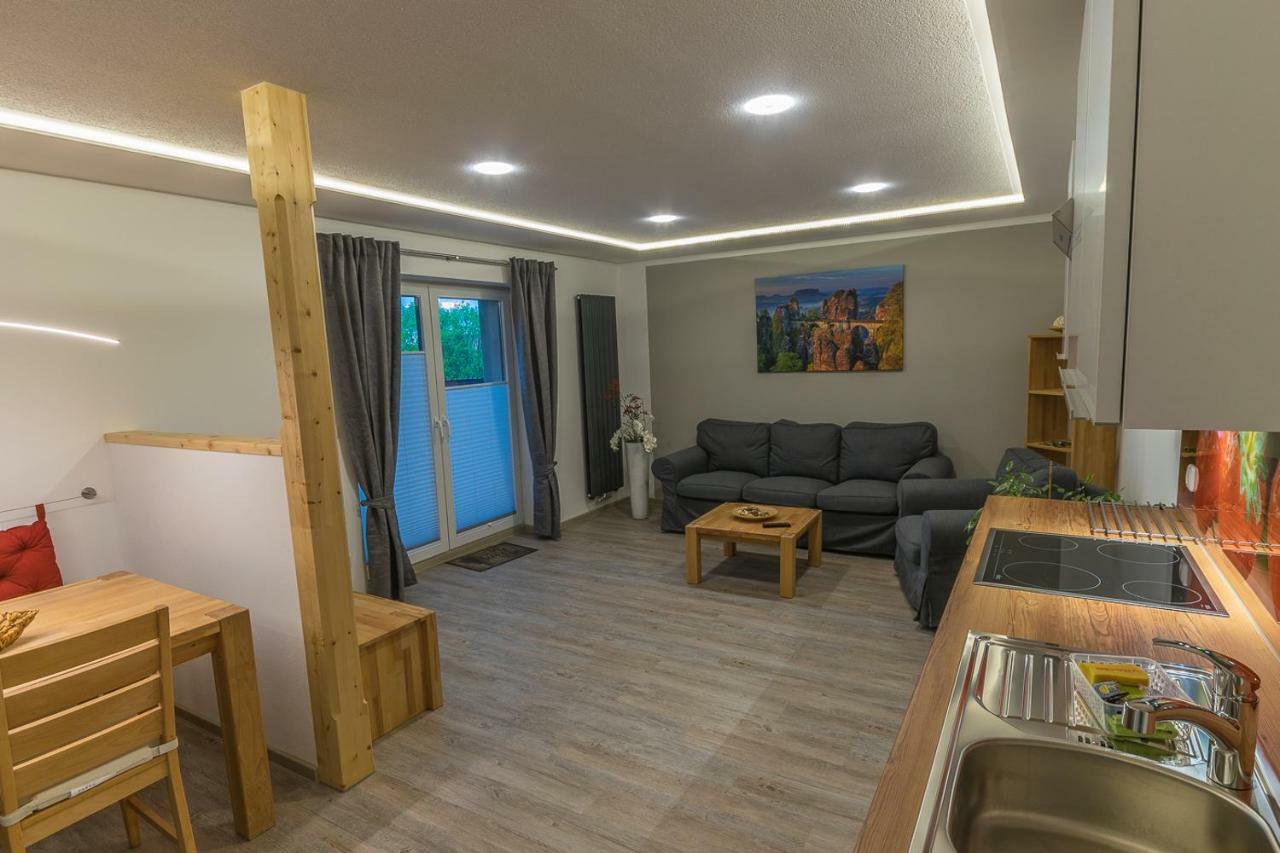 Ferienwohnung "Turmblick" Rathmannsdorf Экстерьер фото